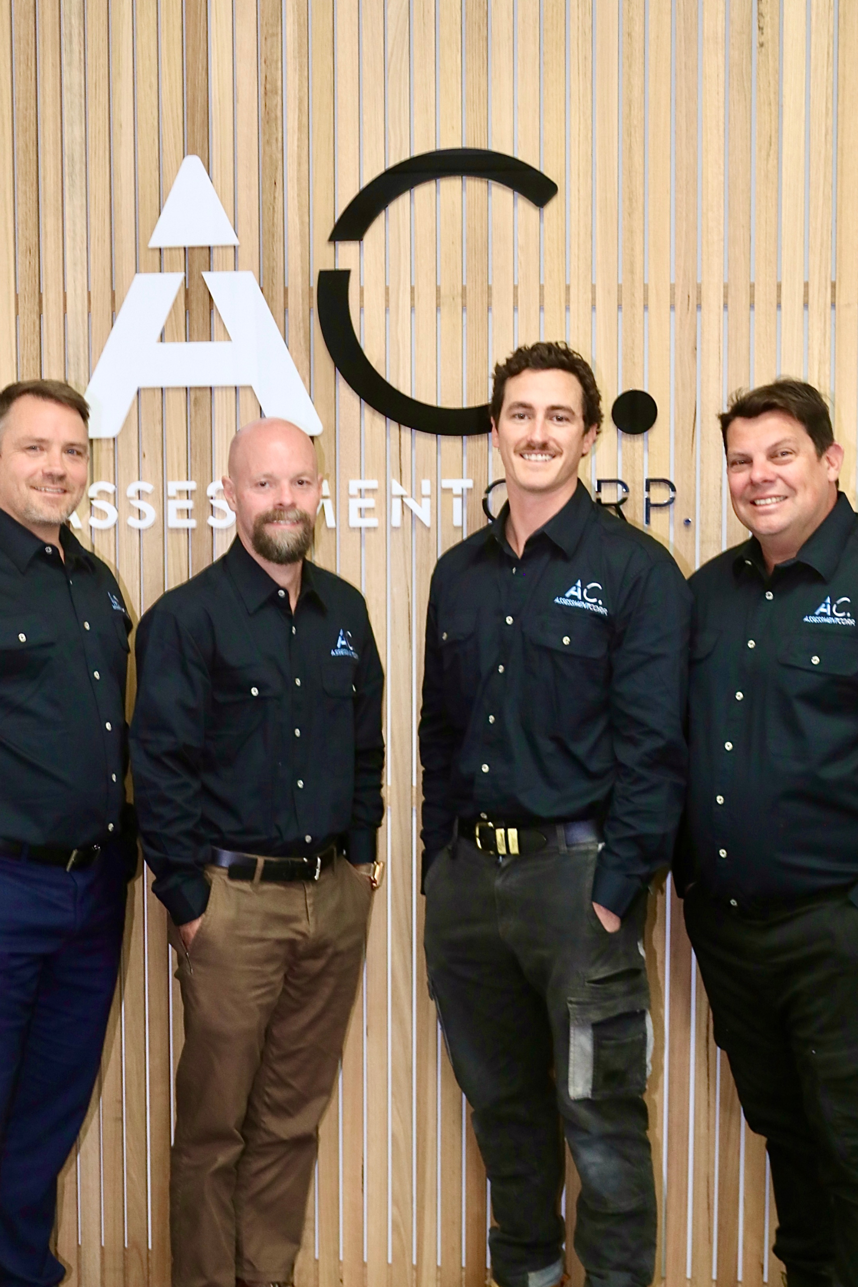 Assessment Corp team in Terrigal office focused on environmental testing