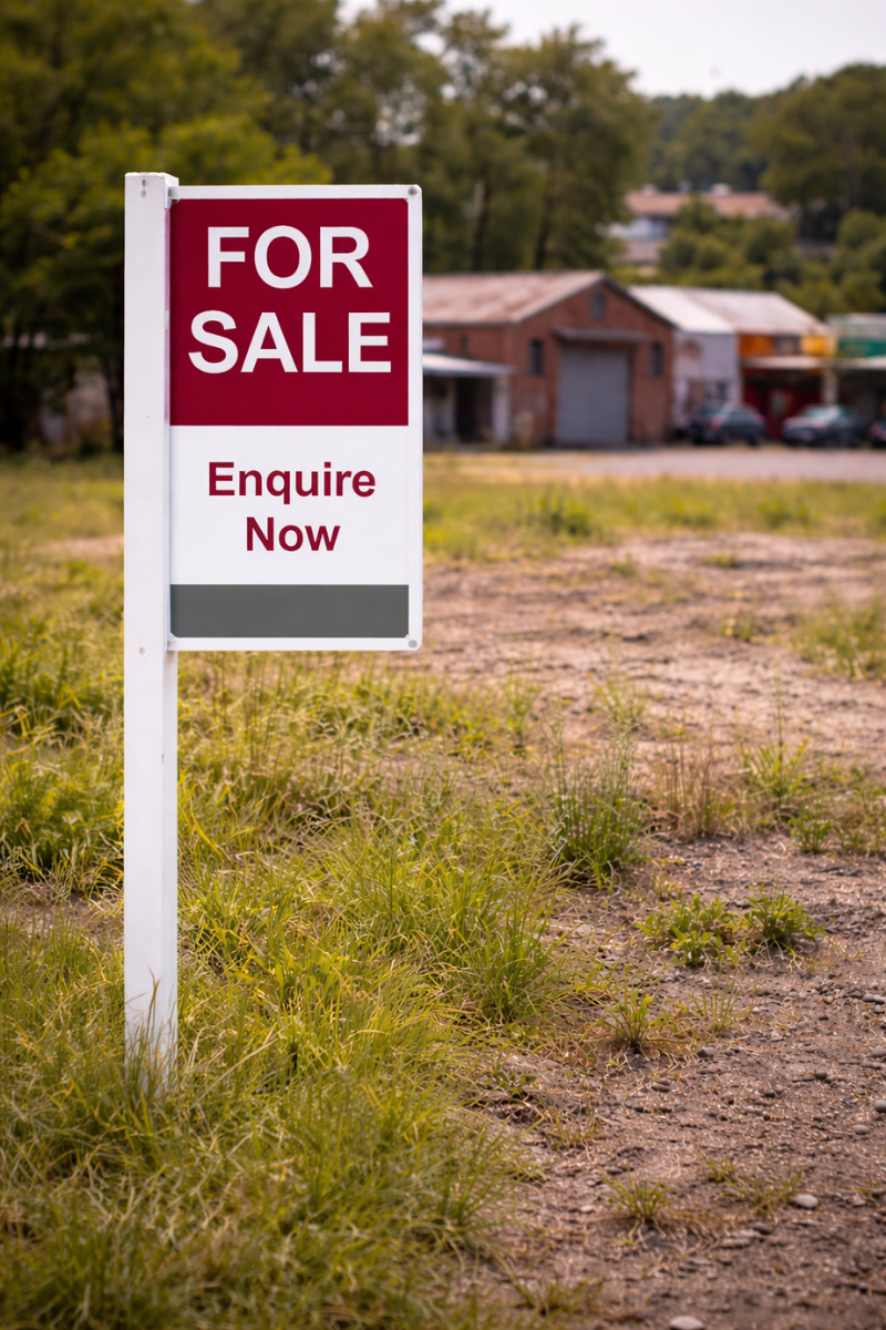 Vacant land for sale in NSW used to illustrate why site history checks and environmental due diligence are important before purchasing a site.